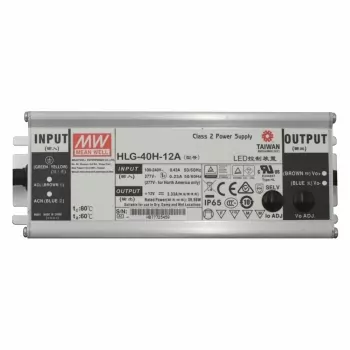 Mean Well Power Supply 12V DC 40W HLG-40H-12A